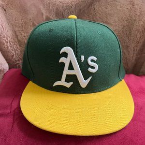 Oakland A's Green and Yellow gold Hat-Brand New without tags
